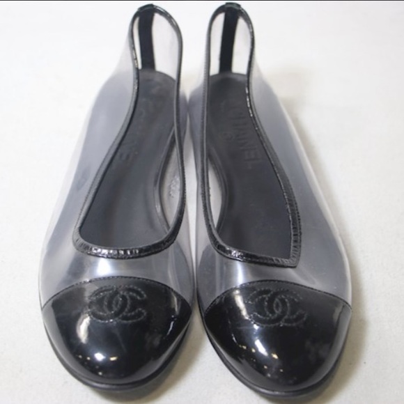 Chanel clear PVC flats - Picture 1 of 5